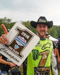 Tomac Takes Second 450 Motocross Title