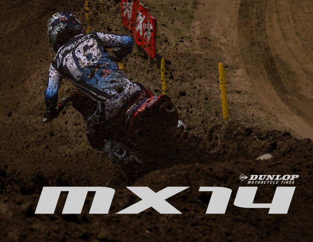 DUNLOP MOTORCYCLE TIRES GEOMAX MX14 LAUNCH
