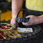 Adjusting tire pressures on the MX34